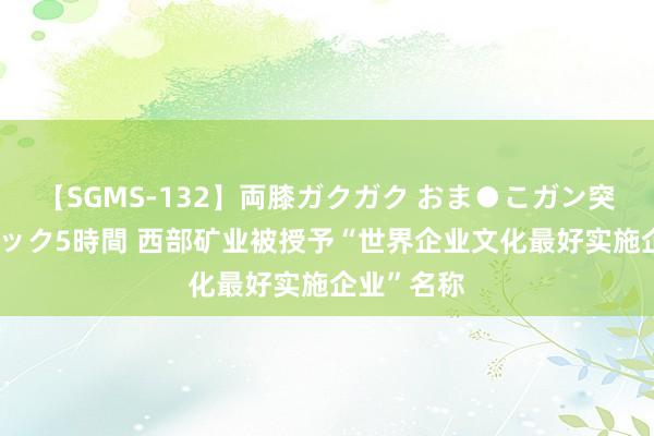 【SGMS-132】両膝ガクガク おま●こガン突き 立ちバック5時間 西部矿业被授予“世界企业文化最好实施企业”名称