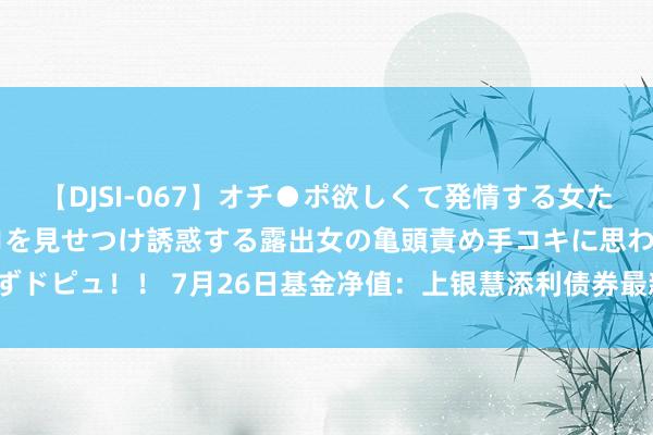 【DJSI-067】オチ●ポ欲しくて発情する女たち ところ構わずオマ●コを見せつけ誘惑する露出女の亀頭責め手コキに思わずドピュ！！ 7月26日基金净值：上银慧添利债券最新净值1.0673，涨0.05%