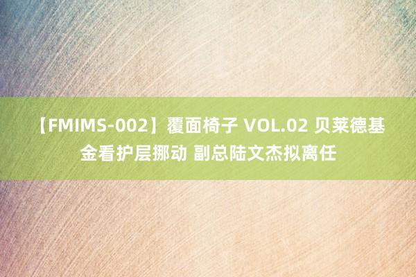 【FMIMS-002】覆面椅子 VOL.02 贝莱德基金看护层挪动 副总陆文杰拟离任