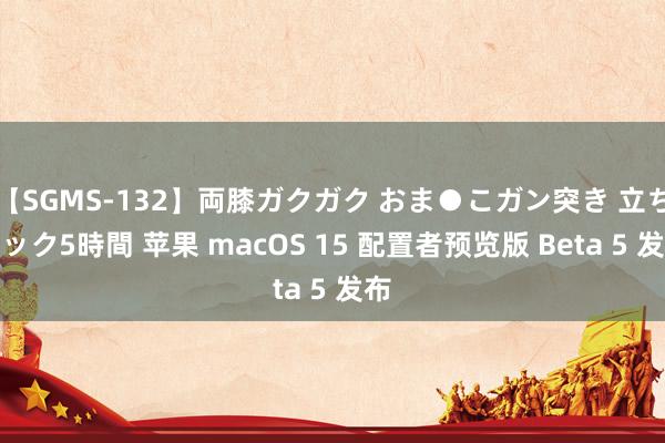 【SGMS-132】両膝ガクガク おま●こガン突き 立ちバック5時間 苹果 macOS 15 配置者预览版 Beta 5 发布