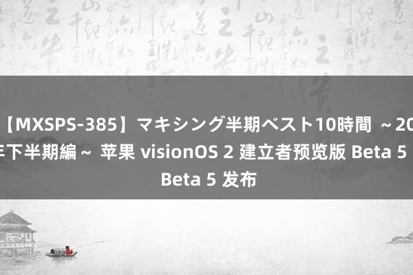 【MXSPS-385】マキシング半期ベスト10時間 ～2014年下半期編～ 苹果 visionOS 2 建立者预览版 Beta 5 发布