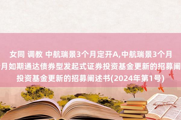 女同 调教 中航瑞景3个月定开A，中航瑞景3个月定开C: 中航瑞景3个月如期通达债券型发起式证券投资基金更新的招募阐述书(2024年第1号)